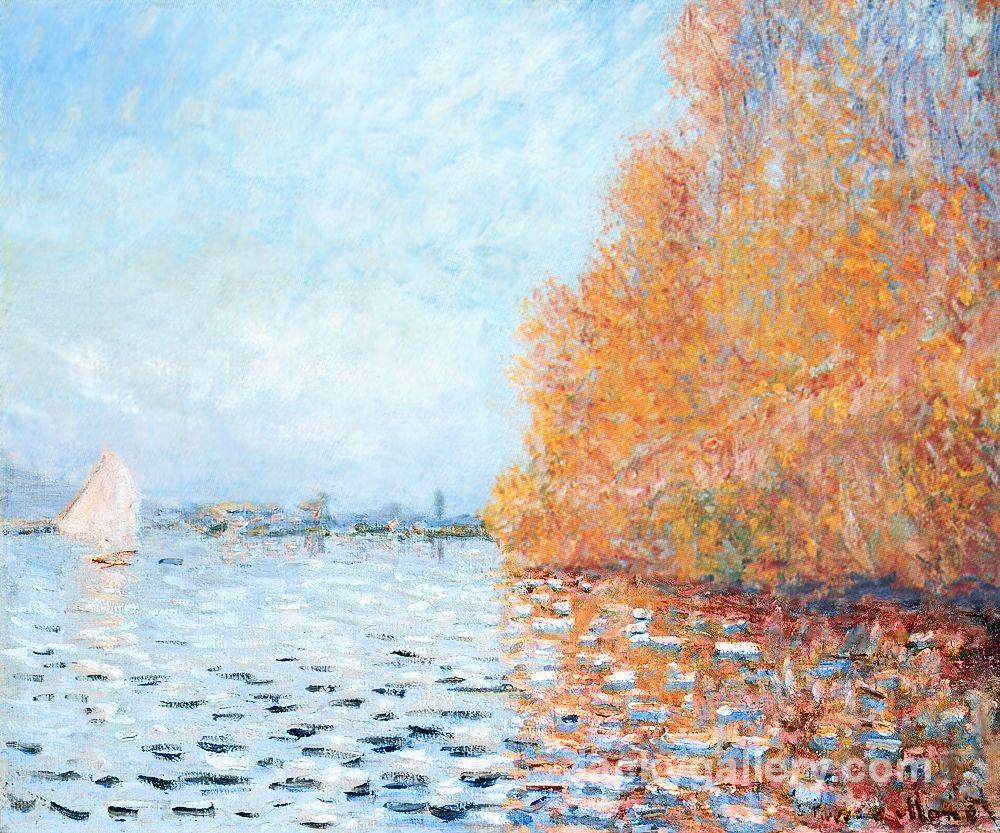 The Siene at Argentuil by Claude Monet paintings reproduction